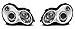 Headlights compatible with Mercedes-Benz W203 C-Class 2000 2001 2002 2003 2004 GV-1386 Front Lights Car Lamps Headlamp Headlamps Driver And Passenger Side Complete Set Headlight Assembly Chrome