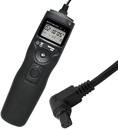 Ruili LCD Timer Shutter Release Remote Control Button for Canon 7D, 1D, 1DS, 5D, 5Ds R, 5D II, 5D III, 6D, 50D / 40D / 30D / 20D / 10D