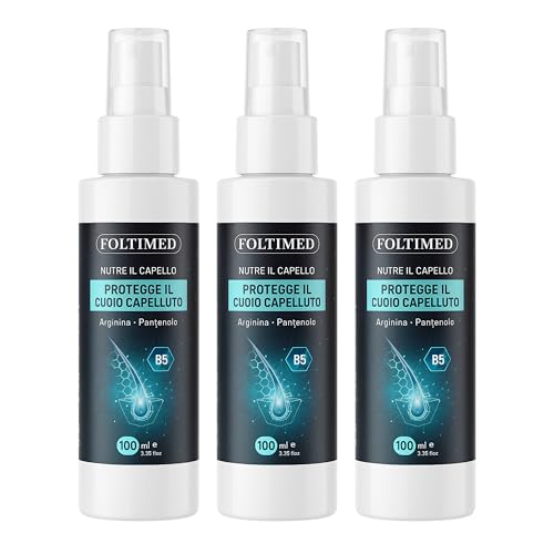 Foltimed Spray Anticaduta Capelli 400ml – Trattamento Extra Forte Uomo Donna – Rinforza Bulbo e Stimola Ricrescita – Integratore Capelli Naturale