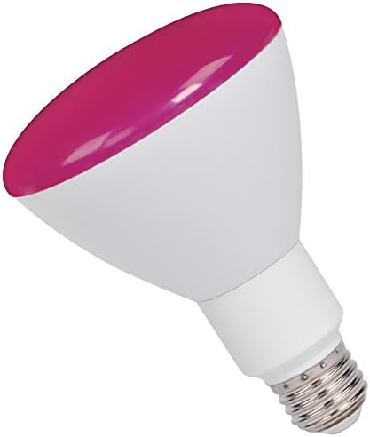 (Pack of 6) Halco 80166 - BR30FL9/PNK/LED BR30 9W Pink Dimmable E26 Flood ProLED Light Bulb