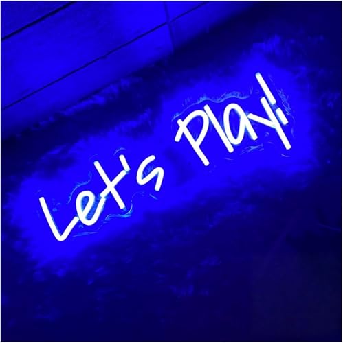 Néon décoratif LED Let's Play pour créer une ambiance gaming dans le salon