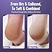 Footlogix Foot Care Callus Softener Combo - Callus Remover Spray & Double-Sided Foot File for Dry, Cracked Heels, Pedicure Tools for Feet, Foot Exfoliator
