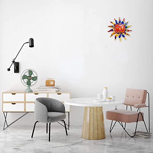 Sankuu Metal Sun Wall Art, 12.7 Inch Metal Sun Wall Art Decor Hanging For Indoor Outdoor Home Garden #TOP4