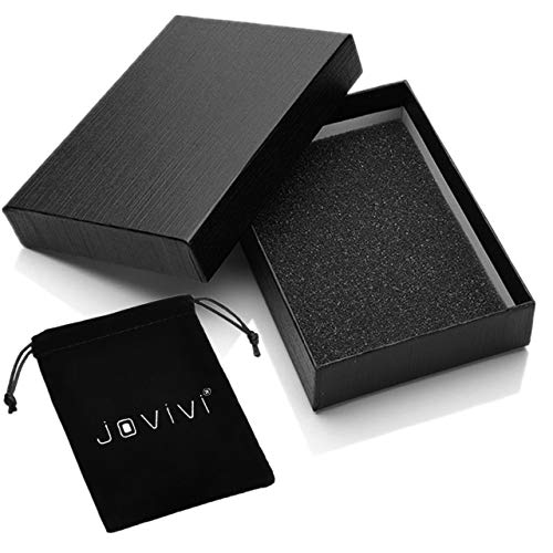 Jovivi Regolabile Bracciale Uomo con Pietre