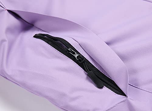 Keevoom Kids Purple Coat Size 10,Girls Snowmobile Jacket Waterproof Heavy Weight Winter Coats Warm Thick Ski Jacket Purple thumb #5