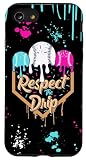 Baseball Ice Cream Drip With Sprinkles Youth Boys Baseball Case for iPhone SE (2020) / 7 / 8