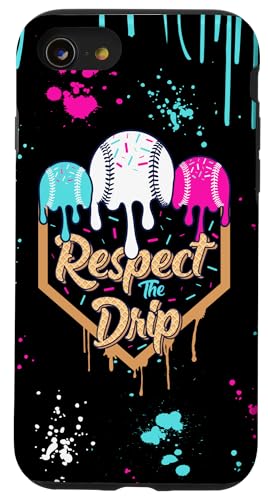 Baseball Ice Cream Drip iPhone SE/7/8 Case with Sprinkles