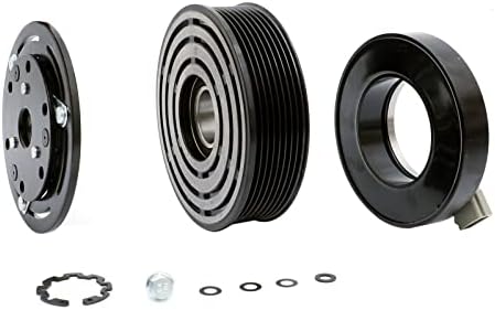 FKG AC Compressor Clutch Assembly Kit 1L3Z19D786BA, CL 1620C fit for 99-03 Ford F-250 F-350 F-450 F-550 Super Duty 7.3L, 93-97 Ford E-350 Econoline (Club Wagon) F-350 F59 7.3L