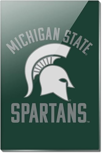 Imán de acrílico rectangular para refrigerador de Michigan State Spartans disponible en Yaxa Peru