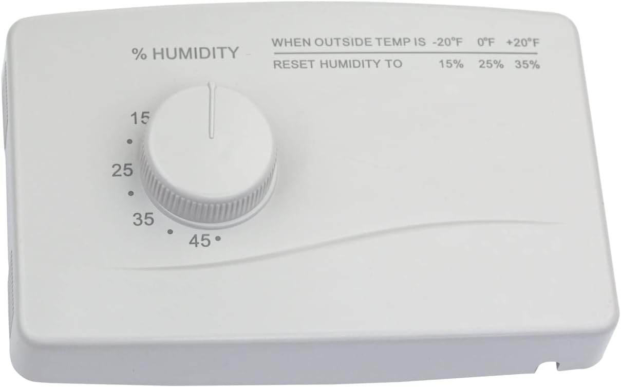 4655 Manual Humidistat for Aprilaire Whole Home Humidifier, Manual Water Saver Furnace Humidifier