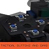 MODDEDZONE Smart Extreme Modded Controller + Anti Recoil 2 Remap Buttons & Interchangeable Thumbsticks & Hair Triggers, Tactical Buttons Compatible with PS5 Custom Controller PC (Black/Gold)
