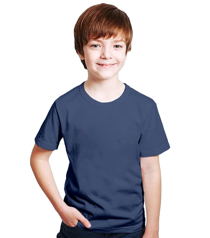 Image of XENOVAURBAN Kids Unisex Combo Round Neck Cotton T-Shirt - P
