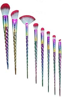 Juego de brochas de maquillaje negras de alta...