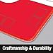 Biouai 2 Player Compatible Playmats for Cards - 2 Player Battle Mat Stadium Board for TCG Play Mat Board Game- Playmat for Trainers (Red)