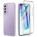 Produktbild Für Samsung Galaxy S21 FE Hülle, S21 FE 5G Hülle, 360 Grad Rundumschutz Stoßfest Handyhülle Dünn Slim Bumper Case 3 in 1 Outdoor Cover Schutzhülle Mit PET Eingebautem Displayschutz, Transparent