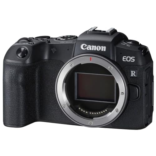 Canon EOS RP Vollformat Systemkamera Gehäuse (spiegellos, 26,2 MP, 7,5cm (3 Zoll) Clear View LCD II Display, Digic 8, 4K Video, WLAN, Bluetooth), schwarz