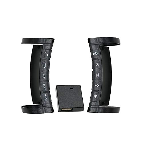 JUNHOM Car Steering Remote Use for Control Wheel Button Remote Control Universal Bluetooth DVD Navigation Button Remote Controller Wireless Fit Car Android/Windows Ce System Player