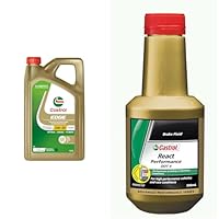 Castrol Vehicle Maintenance Essentials - Edge 5W-30 5L Oil & DOT 4 Brake Fluid 500ml