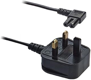3M Figure Fig of 8 IEC C7 Mains Power Lead Cable - Right Angled