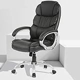 Adjustable Home Office Chair, high-Back PU Leather Office Chair, Ergonomic 300-pound Computer Chair...