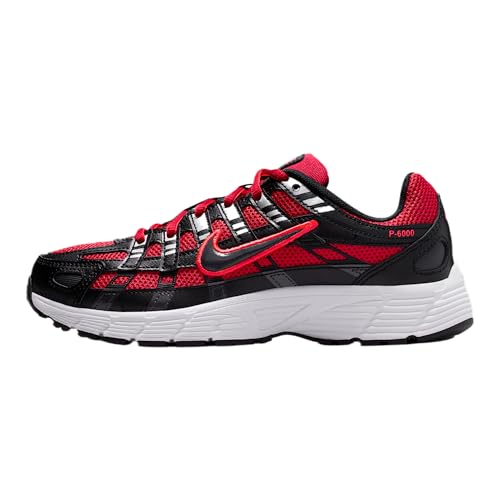 Nike P-6000 Big Kids' Shoes (University Red/Metallic Silver/Dark Smoke Grey/Black)