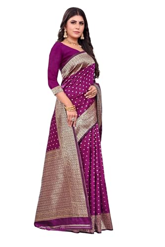 Image of Avantika Fashion Women's Kanjivaram Soft Silk Banarasi Sarees With Blouse Piece