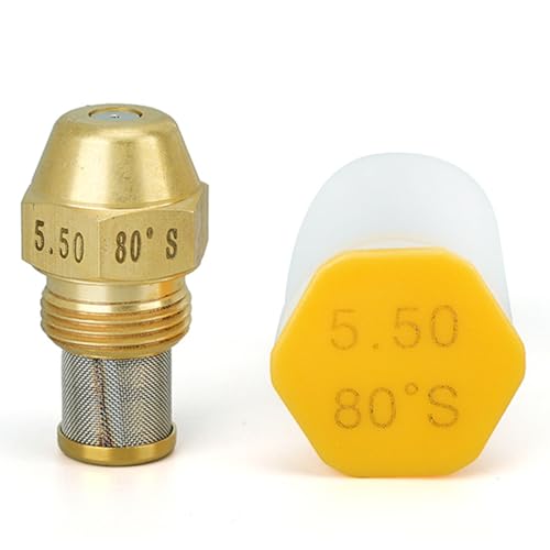 Duty Copper Industrial Fuels Nozzle with 80 Degree Design and Integrated Stainless Filter for Reliably Operations Stove Nozzle