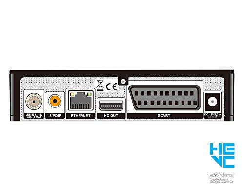 Decoder Satellitare HD 1080p Compatibile con TV satellitare Con Tessera Gold Inclusa Da Attivare S2 DVB-S2 HEVC H265 MAIN 10 CON TESSERA con TV SATELLITARE INCLUSA. Telecomando 2 in 1
