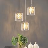 G9 Fassung: Diese Pendelleuchte ist mit einer G9-Fassung ausgestattet (Leuchtmittel nicht enthalten), die es ermöglicht, je nach persönlichem Bedarf das passende G9-Lichtmittel auszuwählen, wie z. B. LED, Halogen oder andere Lampentypen, um unterschiedliche Beleuchtungseffekte und Lichtintensitäten zu erzielen. Ob warmes, sanftes Licht oder helle Beleuchtung – sie bietet die ideale Lichtquelle für Ihren Raum