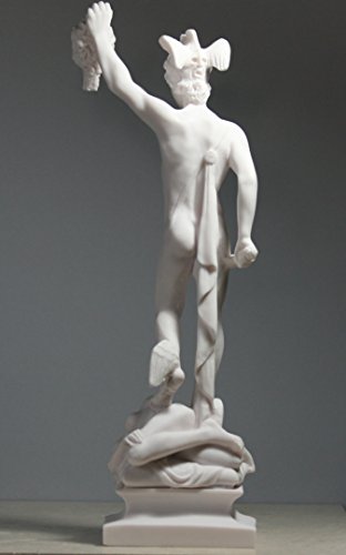 Estatua de mármol fundido Perseus con Cabeza de Medusa 13.4'' miniatura 5