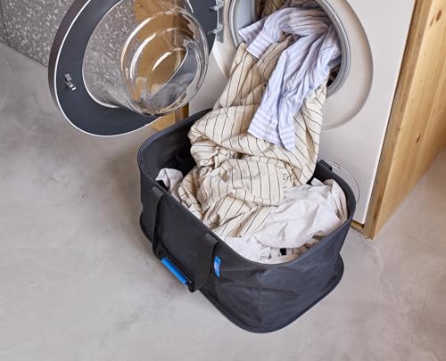 Joseph Joseph Hold-All, Collapsible 35L/9.25 Gallon Washing Laundry Basket Bag, Durable Fabric, Moisture Resistant - Carbon Black by Joseph Joseph - Image 7