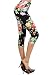 Leggings Depot Women's Popular Best Capri Cropped Butterknit Soft Printed Brush High Waist Quality Leggings Batch3 (Plus (Size 12-24), Garden Of Eve)