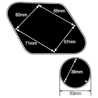 2 Noir Pickguard Couvercles de Commutateur de Cavité Plaque de Sélection de Micros Vis de Support - Les Beatles, Paul McCartney, John Lennon, RIngo Starr, George Harrison 2 Noir Pickguard Couvercles de Commutateur de Cavité Plaque de Sélection de Micros Vis de Support – Image 5