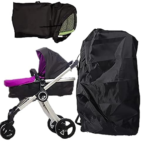 Funvalley Surperfect Travel Stroller Bag for Airplane Pram Cover Buggy Travel Bag Waterproof Gate Check Bag Pushchair Cover Storage Bag for Baby Child Kids Infant Strollers Large Portable Cover