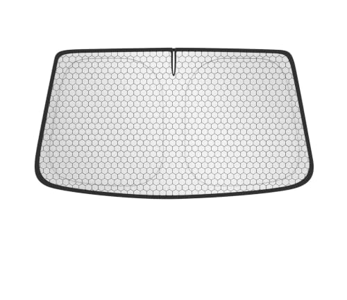 Pare-soleil personnalisé Tesla Modèle Y/3 | Visière pliable de fenêtre avant anti-UV