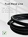 YAMAKATO 1/4 NBR Fuel Hose Line Braided SAE J30R7 6mm ID 9.5 Feet Tubing Automotive PCV/EEC