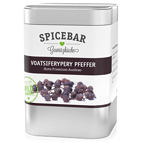 Spicebar Wilder Urwaldpfeffer Voatsiperiferypfeffer - Rote Premiumauslese aus Madagskar (1 x 60g)