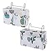 Jingying 2 Pièces Organisateur de Chevet Sac, Sacs de Chevet Lit Multifonctionnel, Panier de Lit Chevet Suspendu, Sac de Rangement Chambre à Coucher, pour Chevet, Chaise Et Table (2 Modèles)