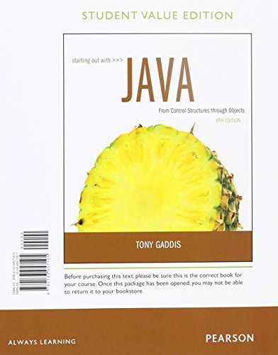 Amazon.com: Starting Out with Java: From Control Structures through ...