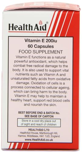HealthAid Vitamin E 200iu - 60 Vegicaps - Image 4