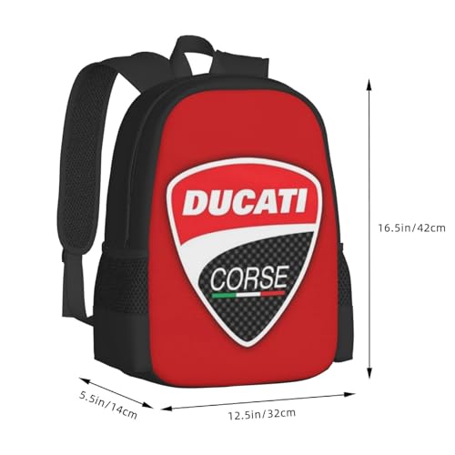 Sac à dos décontracté compatible avec Ducati en textile ultra léger - 3