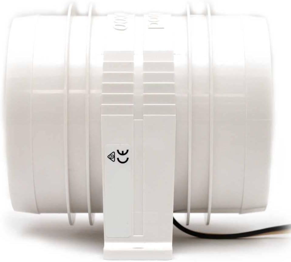 Attwood Turbo 4000 Series II Water-Resistant, In-Line Blower - 12V - White