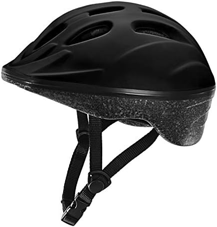 TurboSke Toddler Kids Bike Helmet, Multi-Sport Helmet Size Adjustable for Boys and Girls (Matte Black, Small: 48-52cm/18.8"-20.5")