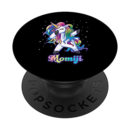 MOMIJI - Regalos de unicornio para niñas, regalos de cumpleaños para mujeres PopSockets PopGrip Intercambiable