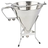 The #1 Professional Confectionery FUNNEL + sturdy STAND with 3 NOZZLES - Premium commercial quality...
