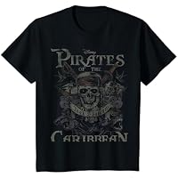 Pirates Of The Caribbean Skull Jack Sparrow Camiseta