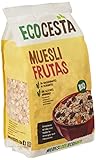 INGREDIENTES NATURALES: Elaborado a base de copos de avena y trigo integrales (79%) y frutas deshidratadas (21%), es un producto de origen vegetal sin conservantes ni colorantes. Su alto contenido en fibra te ayudará a mejorar la función intestinal.