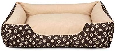 BedDog(R) legowisko dla psa LUPI L, sofa dla psa z Cordury, mikrofibra welurowa, zmywalne legowisko dla psa z brzegiem