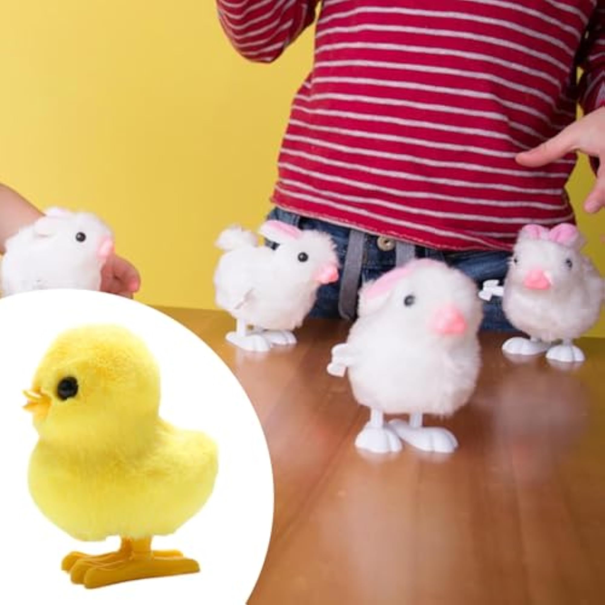 Chick Plush Wind-Up Toy for Kids, Realistic Novelty