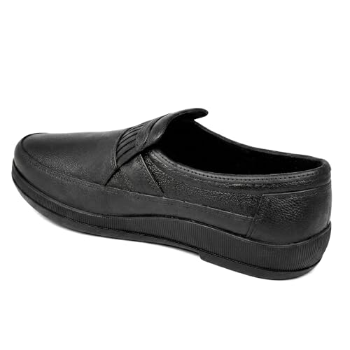 Image of AJANTA Waterproof Loafers Slip-On Shoes for Men | Anti-Skid PVC Casual Shoes | Lightweight Office Shoes for Men | Comfortable Rain Shoes & Moccasin Footwear